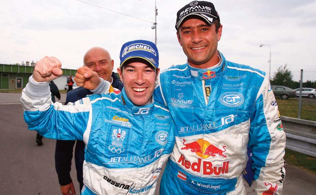 FIA GT A Brno Tris per Wendlinger-Sharp 38 Vittoria per Karl Wendlinger e Ryan Sharp (sopra), sul tracciato di ceko di Brno in occasione del settimo appuntamento del FIA GT 2008.