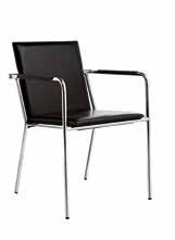 schienale - Seat and back Acciaio - Steel Cromo - Chrome P-CU, TA-CU, DPA-CU, DPB-CU Cuoio - Hide Cuoio rigenerato - Rigenerated