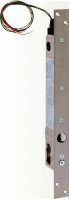 82 PRIMA BASE ANTIPANICO VERTICALI CON SCROCCO telettromagnete Elettropistone di Maxi sicurezza antipanico Versione per porta : da singola applicare Dimensioni : mm.