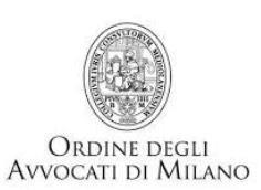 ssa Anna Cattaneo, e il Consiglio dell Ordine degli Avvocati di Milano, nella persona del Presidente Avv.