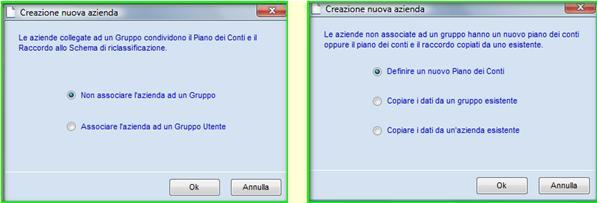 In questa sezione è necessario indicare il formato ed i livelli del Piano dei Conti adottato.