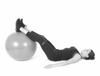 Consigli per l allenamento ed esempi di esercizio Esercizio 3: mobilizzazione D della schiena Mettersi in posizione prona sulla palla da ginnastica.