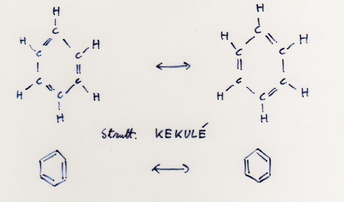 BENZENE (C 6 H 6 ) Maniera più realistica per descrivere la molecola di benzene Strutture limiti di risonanza (di