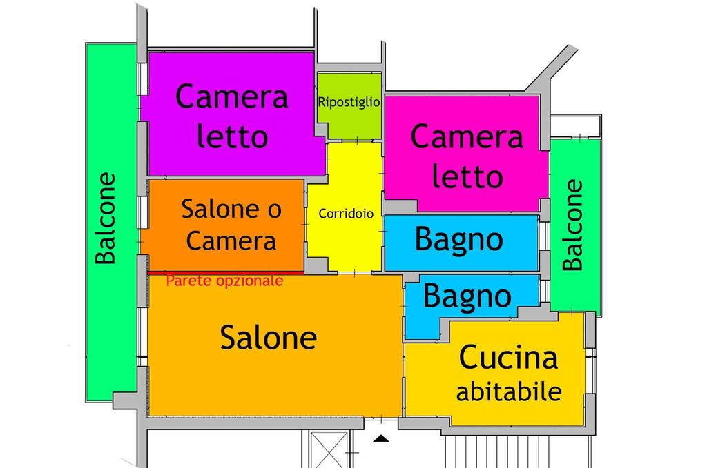 È ancora disponibile nello stesso stabile un secondo appartamento Le caratteristiche tecniche e tecnologiche sono le stesse, cambia