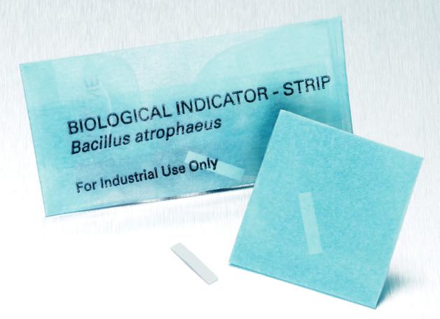 3 Carrier inoculati e indicatori biologici Indicatori biologici per la sterilizzazione con calore secco Crosstex produce una linea completa di vettori inoculati e indicatori biologici (BI) da