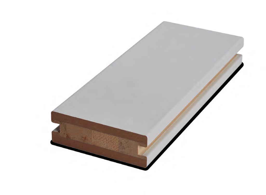 Our door profiles are composed of blockboard in an MDF perimeter, all coated in laminate.