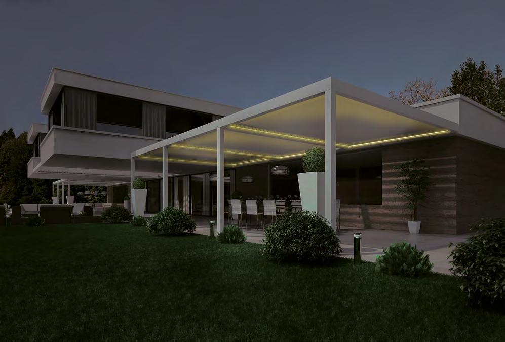 BIOSHADE // OUTDOOR LED SYSTEM RGB outdoor led system rgb OUTDOOR LED SYSTEM RGB Colore: Luce RGB a colori