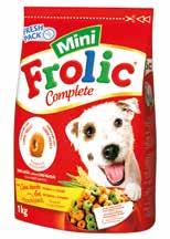 CANE FROLIC MINI alimento completo per cani di taglia piccola con carne fresca e appetitose verdure, senza coloranti e aromi