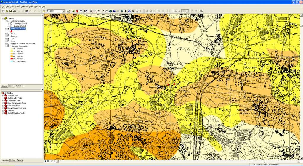 risorse geotermiche a bassa temperatura in funzione delle caratteristiche