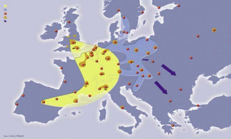 Piacenza nelle reti globali Aree