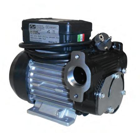 The pumps are equipped with asynchronous electric self-ventilated induction engine with protection rating IP55, F type insulation class, with thermal overload protection inserted in the coil.
