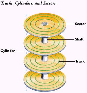 Organizzazione della superficie del disco Tutte le informazioni memorizzate sul disco sono organizzate in tracce (corone circolari concentriche disposte sulla superficie del disco).