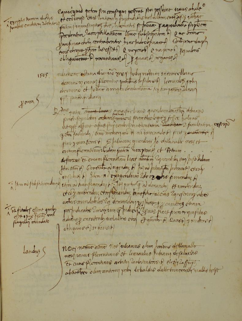 3 - Leonardo da Vinci è testimone di un atto di procura di Luca Pacioli,