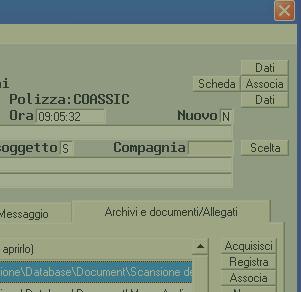 ..) incorpora l immissione di informazioni e note nella forma di testo libero senza limitazioni di lunghezza, e l associazione di documenti acquisiti direttamente da via scanner, di archivi