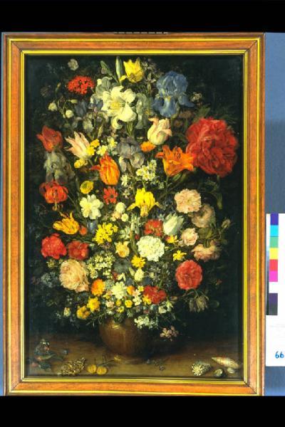 VASO DI FIORI CON GIOIELLO, MONETE E CONCHIGLIE Brueghel Jan il Vecchio Link risorsa: http://www.lombardiabeniculturali.