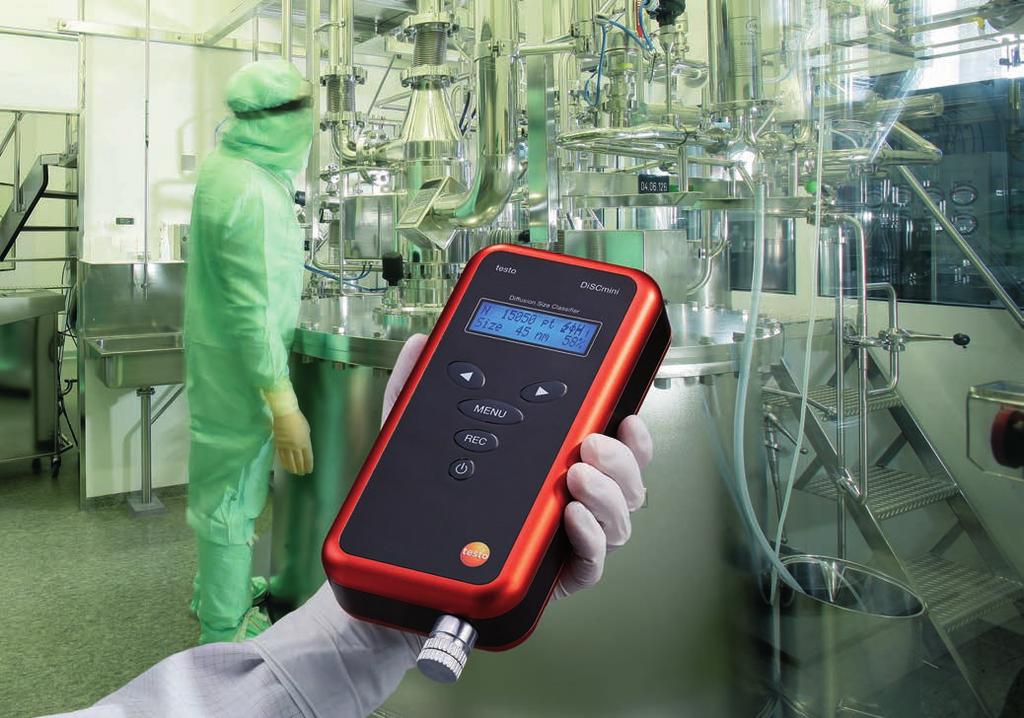Testo Esempio d impiego Monitoraggio delle emissioni di nanoparticelle provocate dal personale all interno delle cleanroom con testo DiSCmini.