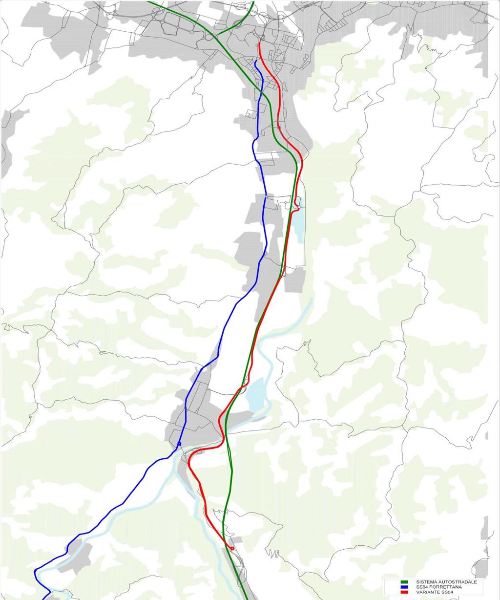 SISTEMA AUTOSTRADALE SS 64 PORRETTANA VARIANTE SS 64 NODO DI CASALECCHIO STRALCIO NORD NODO DI CASALECCHIO STRALCIO SUD SAN LORENZO ROTONDA BIAGI BIVIO VIA MARCONI SAN BIAGIO BORGONUOVO PONTECCHIO