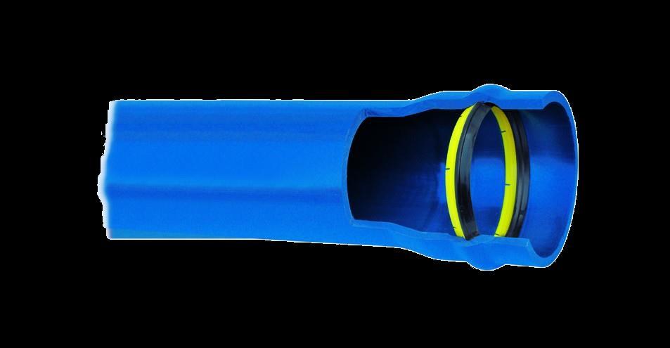 Tubazione in PVC-A Lo studio sperimentale è stato condotto su una tubazione Blu Power in
