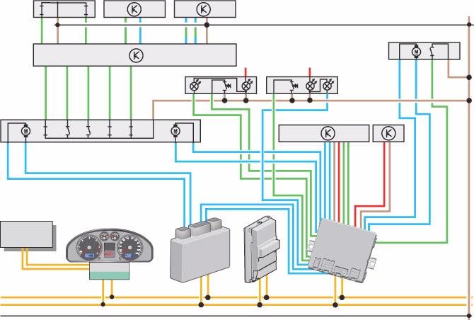 Schema funzioni F11 G408 D5 V308 F341 G477 E482 F349 V164 V215 F223 V293 D4 E254 E372 G24 J285 C-A J533 J393 J519 J558 S311_077 Didascalia D4 Bobina di lettura portiera scorrevole D5 Bobina portiera