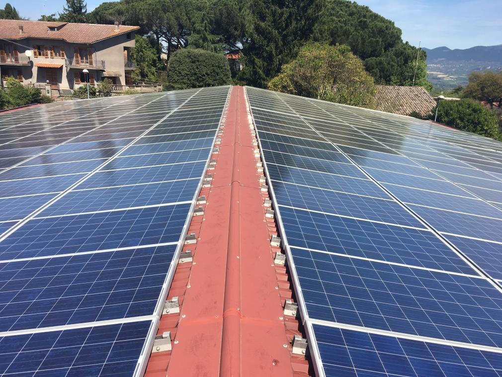 Esempio fotovoltaico Dati riepilogativi per impianto fotovoltaico per PMI (non effettua autoconsumo) Potenza impianto