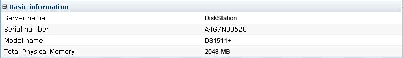 Assicurarsi che DiskStation riconosca la nuova capacità di memoria Dopo aver installato il modulo di memoria su DiskStation, si consiglia di verificare che il server riconosca la nuova memoria.