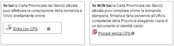 Apri il link Domanda online che porta alla pagina per la compilazione della domanda di revisione sul Portale dei servizi al cittadino.