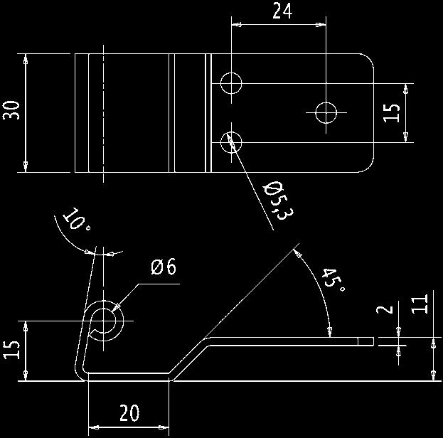 steel sheet male winglet for