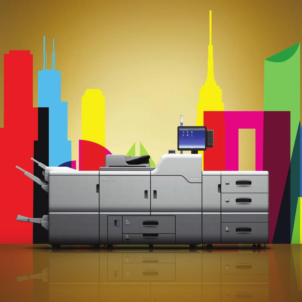 Stampanti di produzione digitali a colori Serie Ricoh Pro TM C7200s Copiatrice Stampante