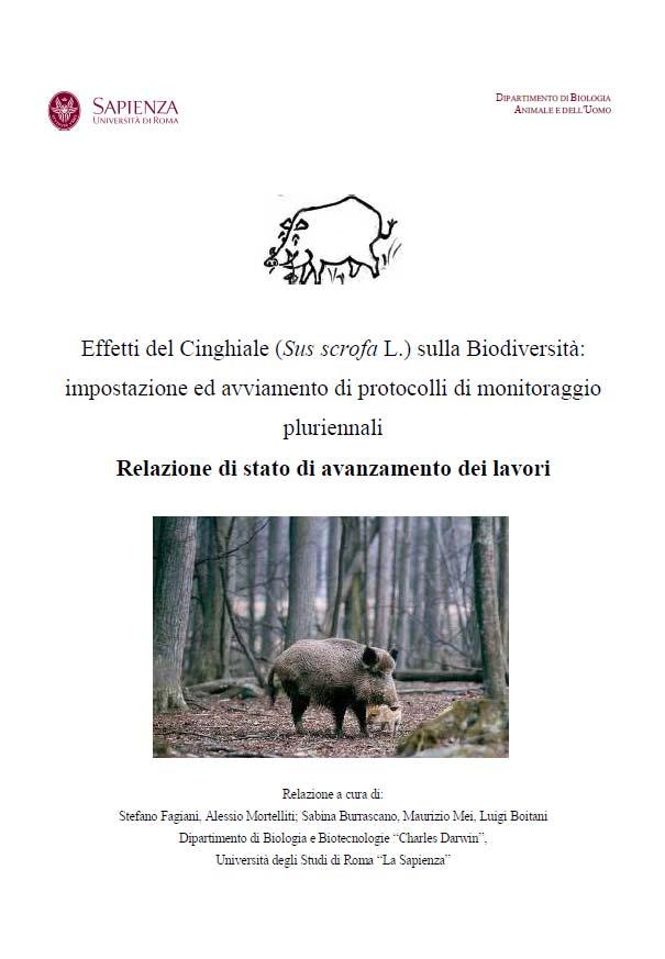 Monitoraggio del Cinghiale e