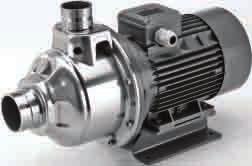 orizzontali in acciaio inossidabile con giunti Victaulic Horizontal multistage close coupled stainless steel pumps with Victaulic ports KIT Giunti Victaulic KIT Victaulic couplings 0 0 00 00 0 0 0