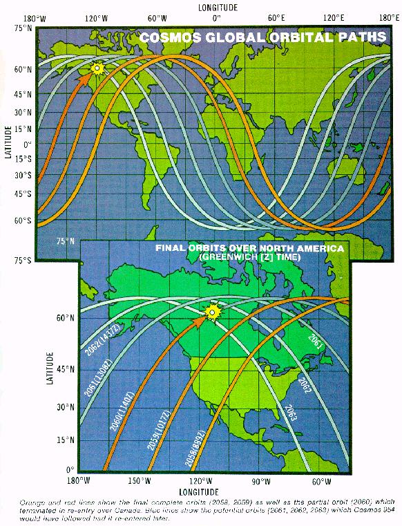 IL RIENTRO DEL COSMOS 954 17/1/1978: Le unità speciali USA sono messe in stato di allerta 24/1/1978, 11:40 GMT: L Osservavatorio USAF nell isola di Maui di Mount Haleakala osserva il satellite in