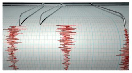 La magnitudo dei terremoti Durante un terremoto, per misurare e registrare il movimento del suolo si utilizza il sismografo Il sismografo permette di valutare l entità, la