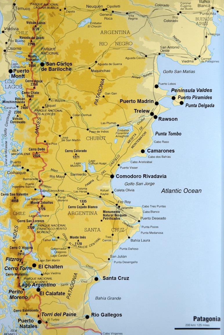 La Patagonia si trova proprio all estremità meridionale del continente sudamericano e fu chiamata così da Magellano e dal suo cronista Pigafetta.
