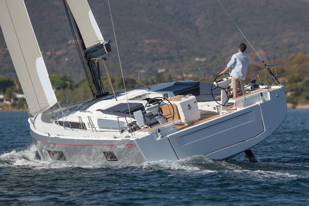 LE VELE Il Roll Genova e la vela principale offrono la possibilità di una semplice gestione della vela in tutte le condizioni meteorologiche.