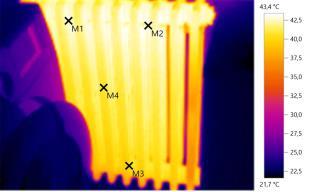 Verifiche termografiche caloriferi Busto A.