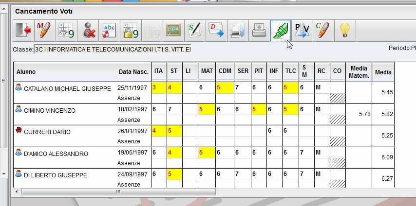 Il pulsante a forma di evidenziatore