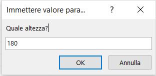 Altezza = [Quale
