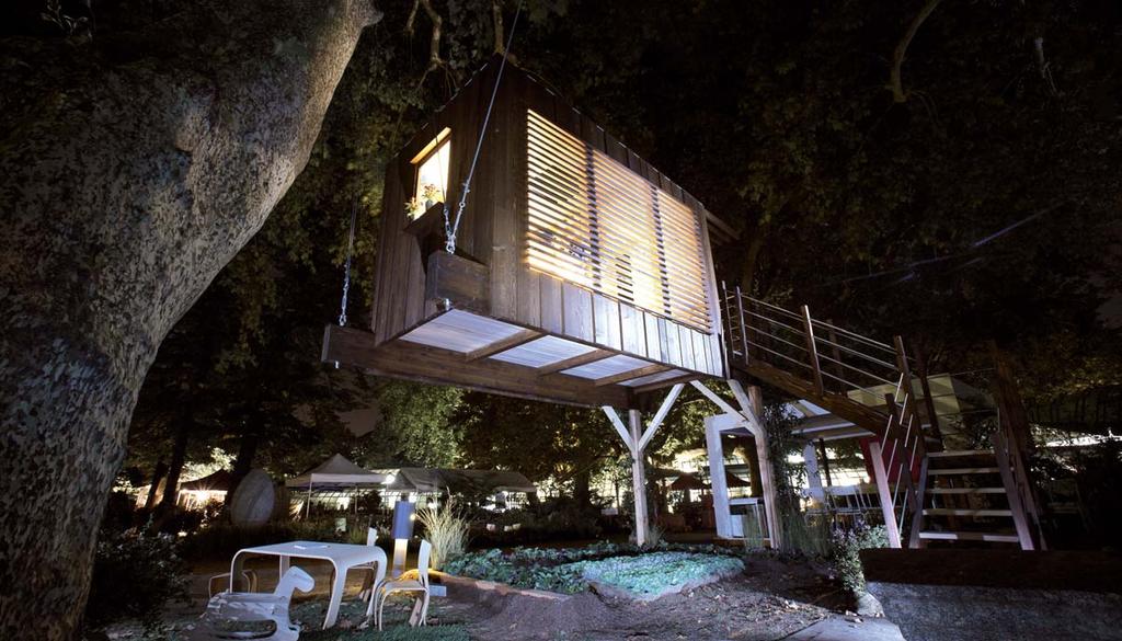 LA CASA SULL ALBERO Bioarchitettura per un loft sospeso A QUALCHE METRO