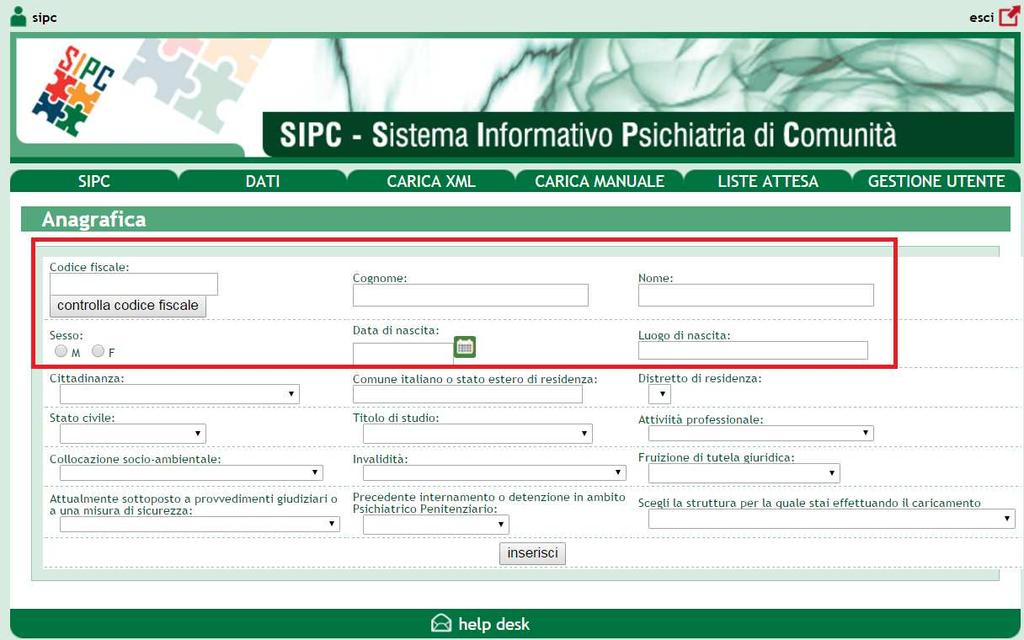 identifica nel SIPC SRa.