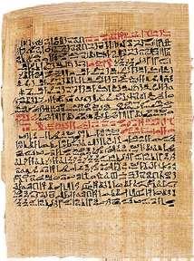 Papiro di Ebers 1500 a.c.