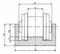 GUIDA CATENE Guida per scorrimento per a rullini in polietilene verde CHAIN GUIDE Sliding guide for