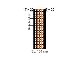 Scheda: MR9 CARATTERISTICHE TERMICHE E IGROMETRICHE DEI COMPONENTI OPACHI Codice Struttura: Descrizione Struttura: Mr.08 Tramezze N.