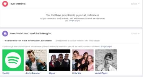 Vengono mostrate inserzioni in base ai tuoi interessi.
