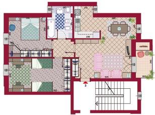 Gli appartamenti disponibili, al primo o secondo piano, sono costituiti da 2 camere, bagno, cucina abitabile, soggiorno e balcone. Autorimesse al piano terra Prezzo convenzionato / mq 1.