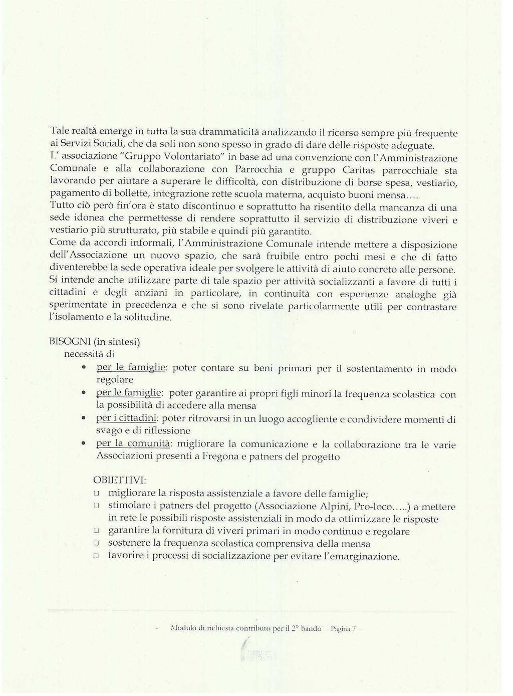 Amministrazione Comunale di Pieve di Soligo Finanziamento