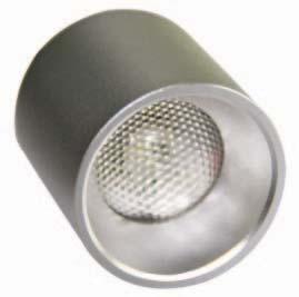 Per ordinare : CL02 W bianco freddo 111365 CL02WW bianco caldo 111387 Faretto a led con 1 led da 1 W Angolo di apertura 60