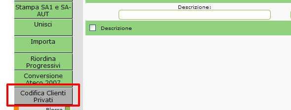 E possibile anche selezionare tutti i clienti