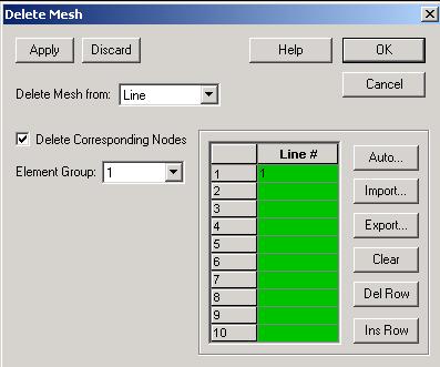 Quindi si da una mesh density di 30 divisioni sempre per la linea #1 e quindi si procede a creare nuovamente la mesh