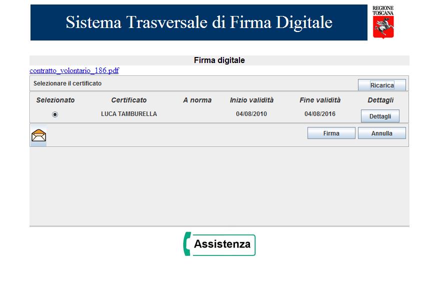 fig.3 cliccare sul pulsante