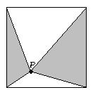 27. Disgna l altzz uscnti da P di du triangoli colorati.